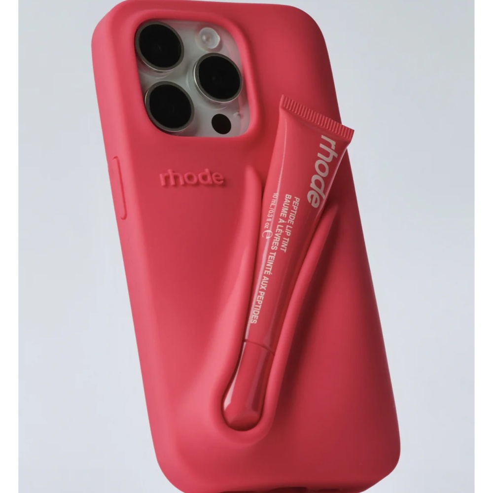 Rhode Summer Lip Case in Guava Spritz for iPhone 15 Pro Max